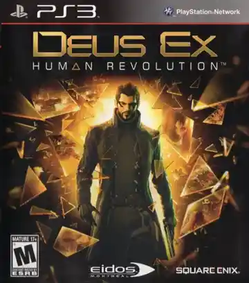 Deus Ex - Human Revolution (USA) (v1.01) (Disc) (Update) box cover front